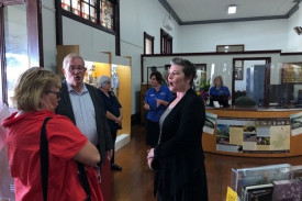 The official launch of the information centre’s new home