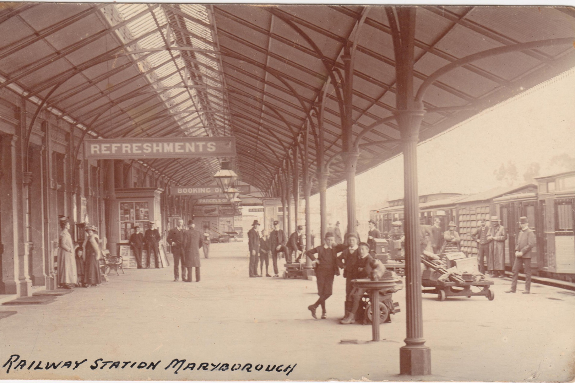 Early days at the station