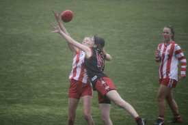 Tara McBean was awarded the BFLW’s rookie of the year for the under 18 competition. 