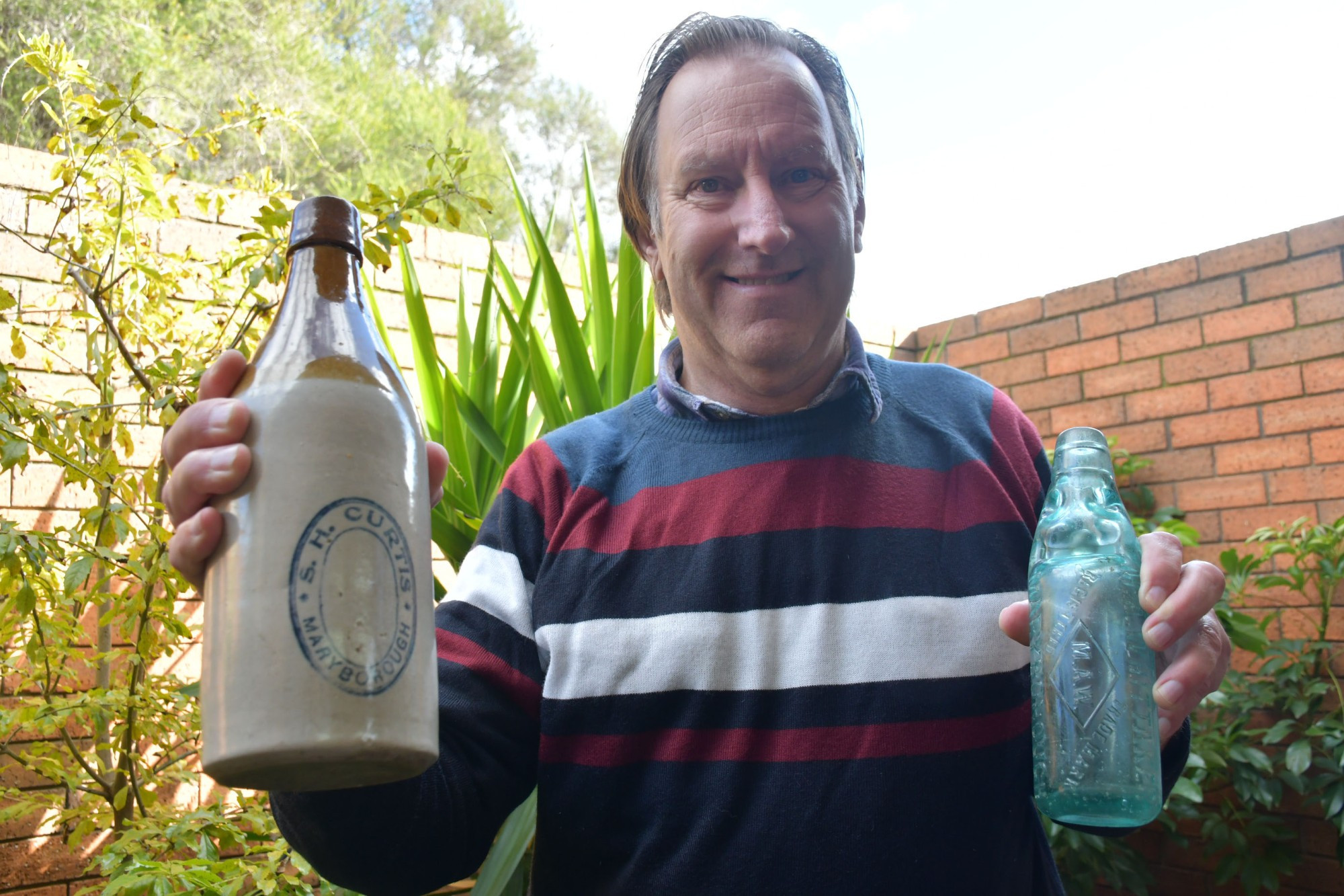 Maryborough Antique Bottle Club’s Steve Greenwood is keen to see the 49th annual bottle show get underway this weekend.