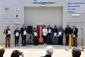 Sponsors and supporters of the MATS project were thanked during the official opening.	