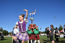 The Girl on the Drum has been an iconic and memorable part of the the Highland Gathering, although sadly in 2023 will be without the performance.