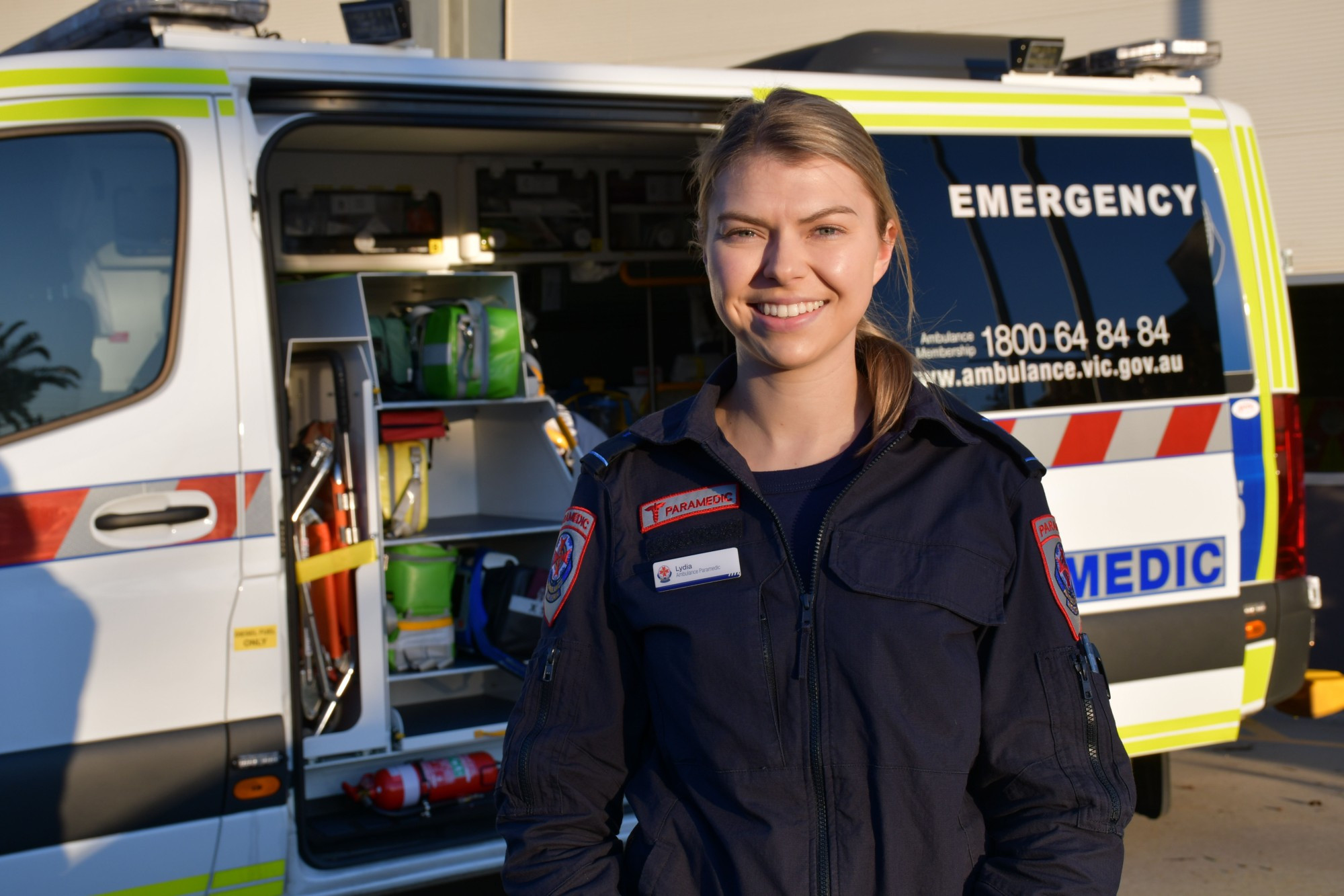 Lydia Barri has wanted to be a paramedic since school and landed her dream job in Maryborough earlier this year.