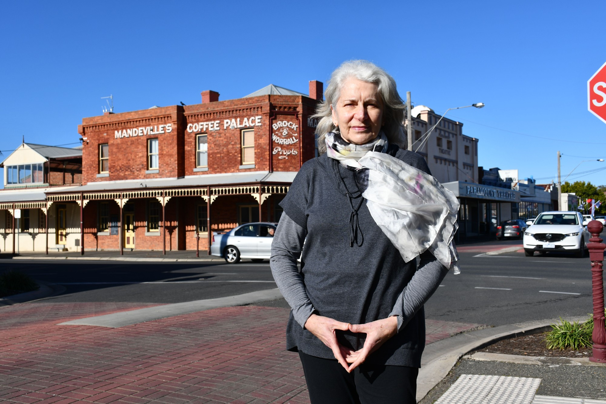 Local resident Bronwen Haywood is frustrated by the lack of action to improve safety at the Napier and Nolan streets intersection, one year on from a collision there which changed her life.