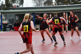 Carisbrook fought hard against Maldon at the weekend. 