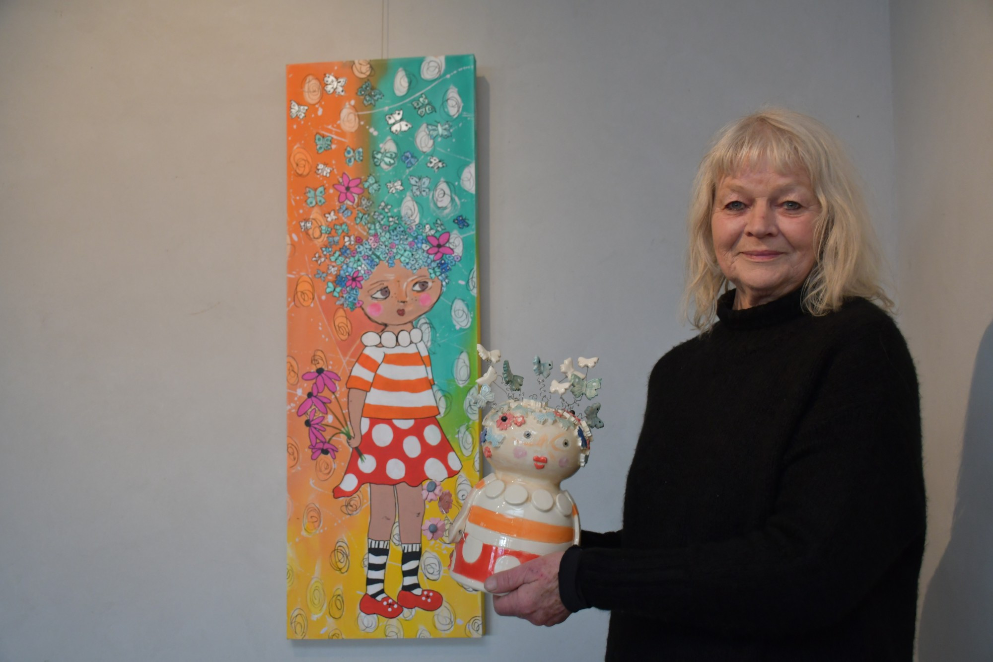 More than 70 of Robyn Smith-Clark’s colourful works will be on display for the next six weeks as part of her first solo exhibition, opening tomorrow at Dunolly’s Puzzleflat Art Gallery.