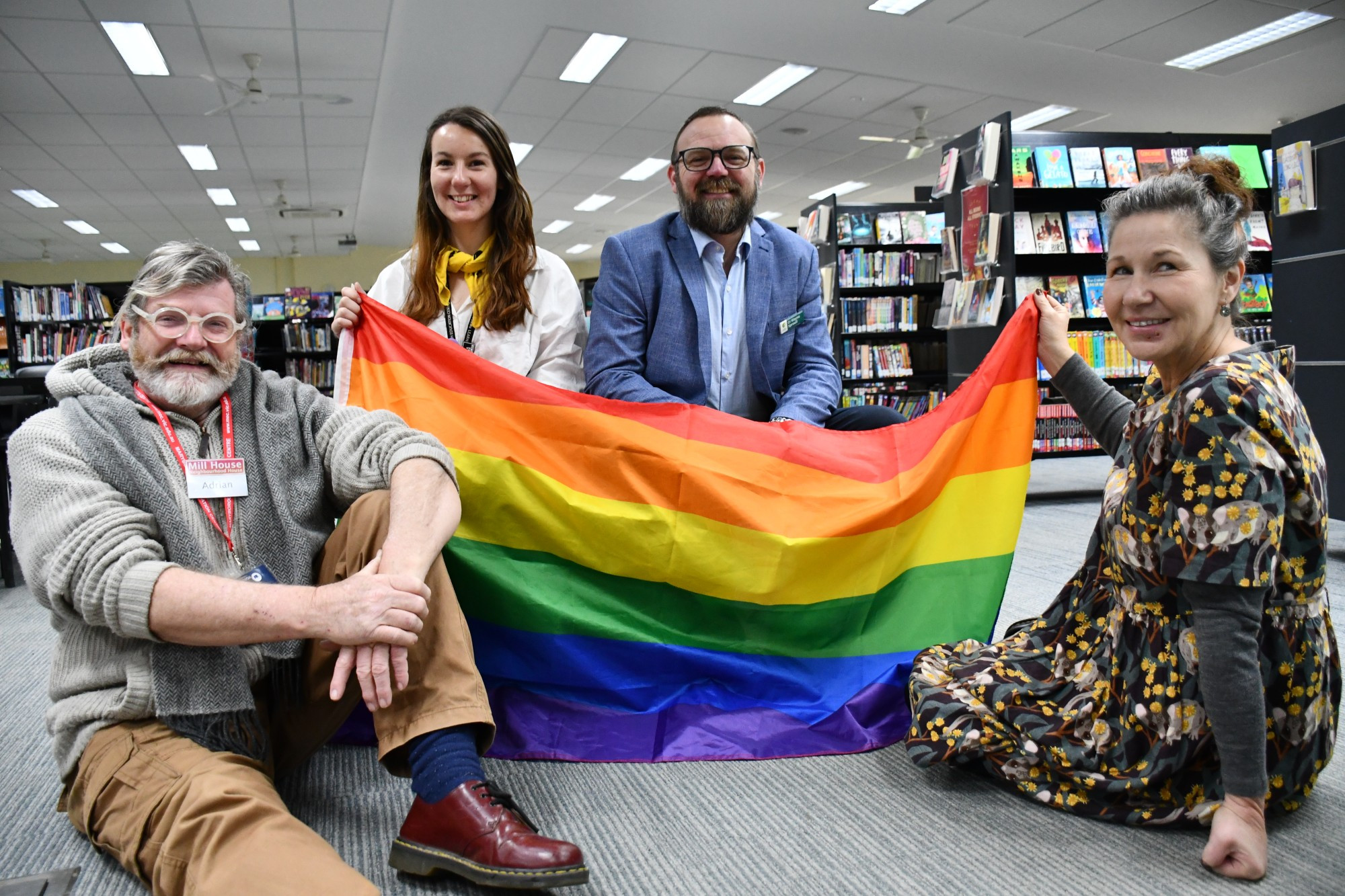 Maryborough’s Pride Festival has been boosted by extra funding, set to run thanks to the efforts of festival coordinator Adrian Masterman-Smith, along with MEC’s pride crew coordinator Jess Burbidge, councillor Wayne Sproull and Mill House coordinator Michelle Baker.