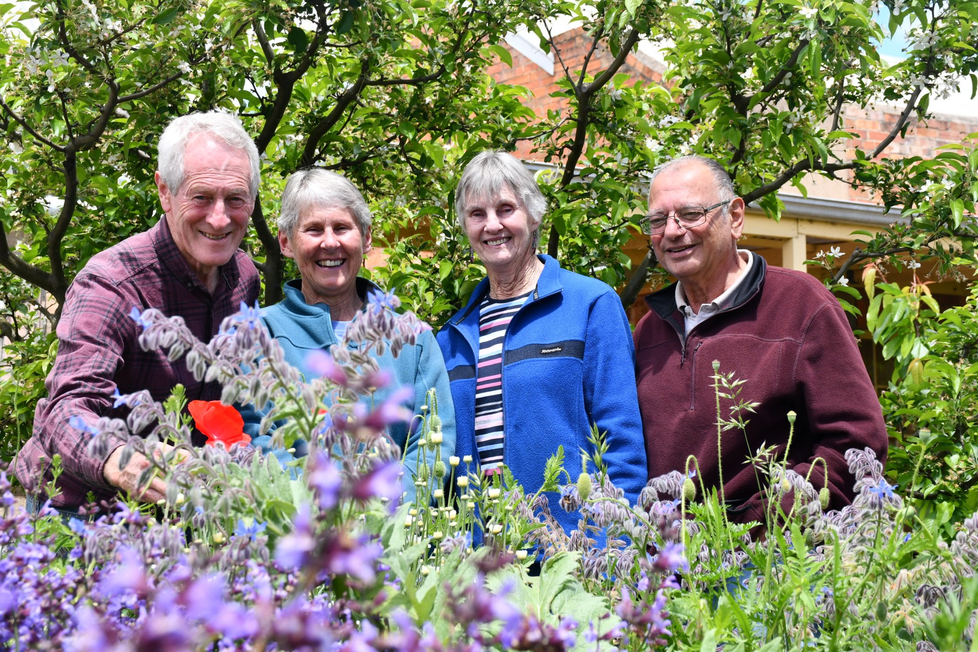 Talbot’s community garden is turning 20 this month, with volunteers including Lindsay Hazelman, Helen Hazelman, Barb Williams and Vic Sorati getting ready to celebrate its lush legacy with a day in the garden.