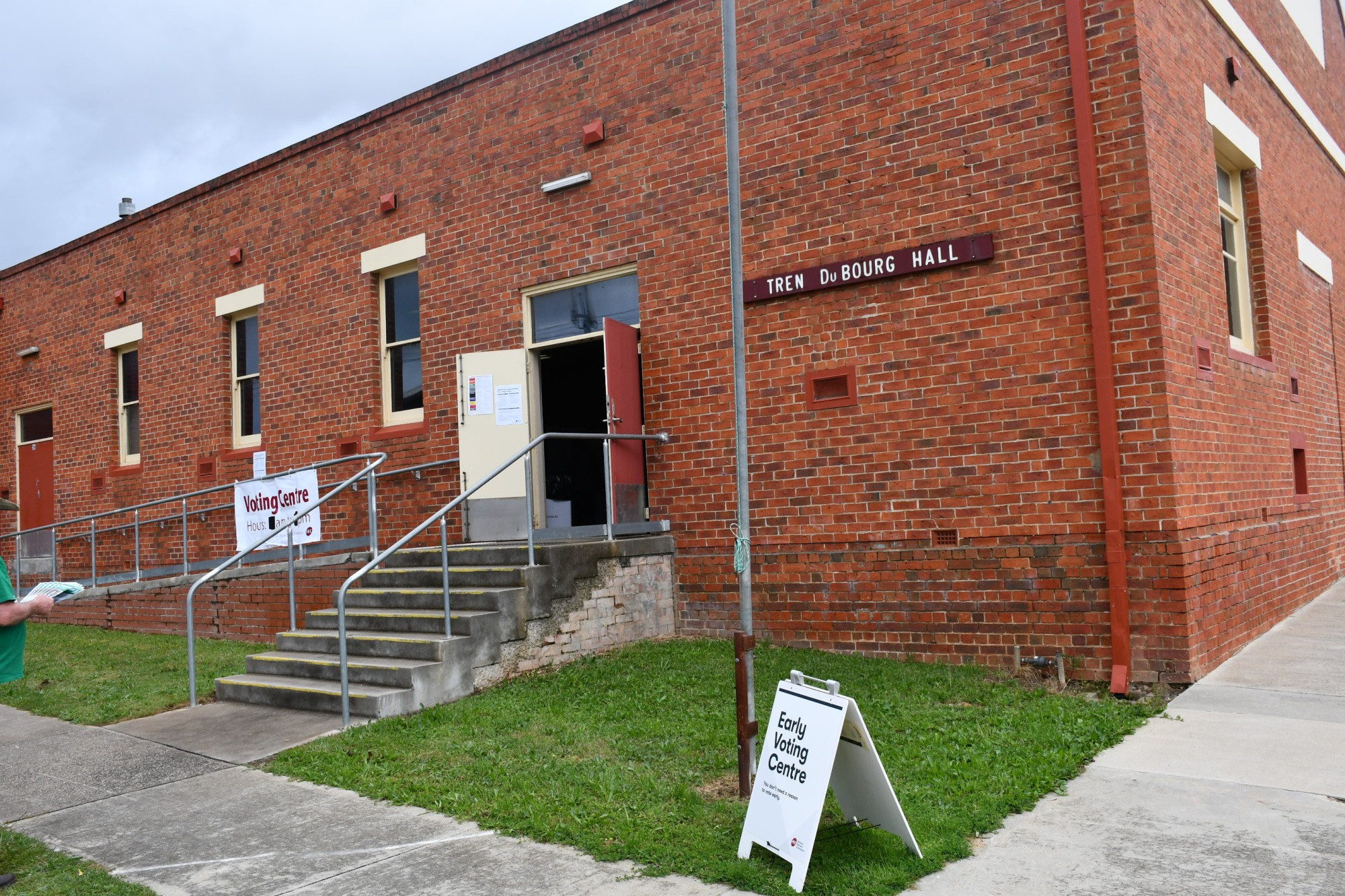 Maryborough’s Tren Du Bourg Hall is now open for early voting in the state electon.