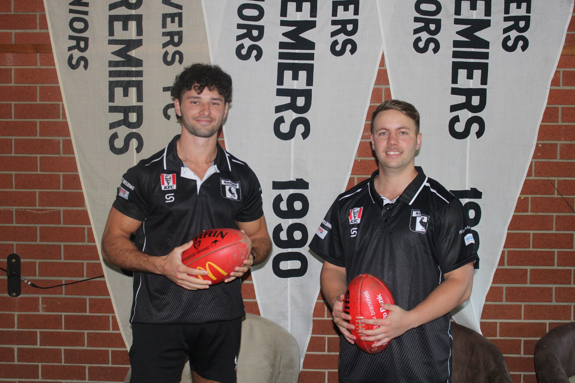 Billy Mahony is ready to take on the challenge of Maryborough Rovers senior football co-coach with Joel Radlof.