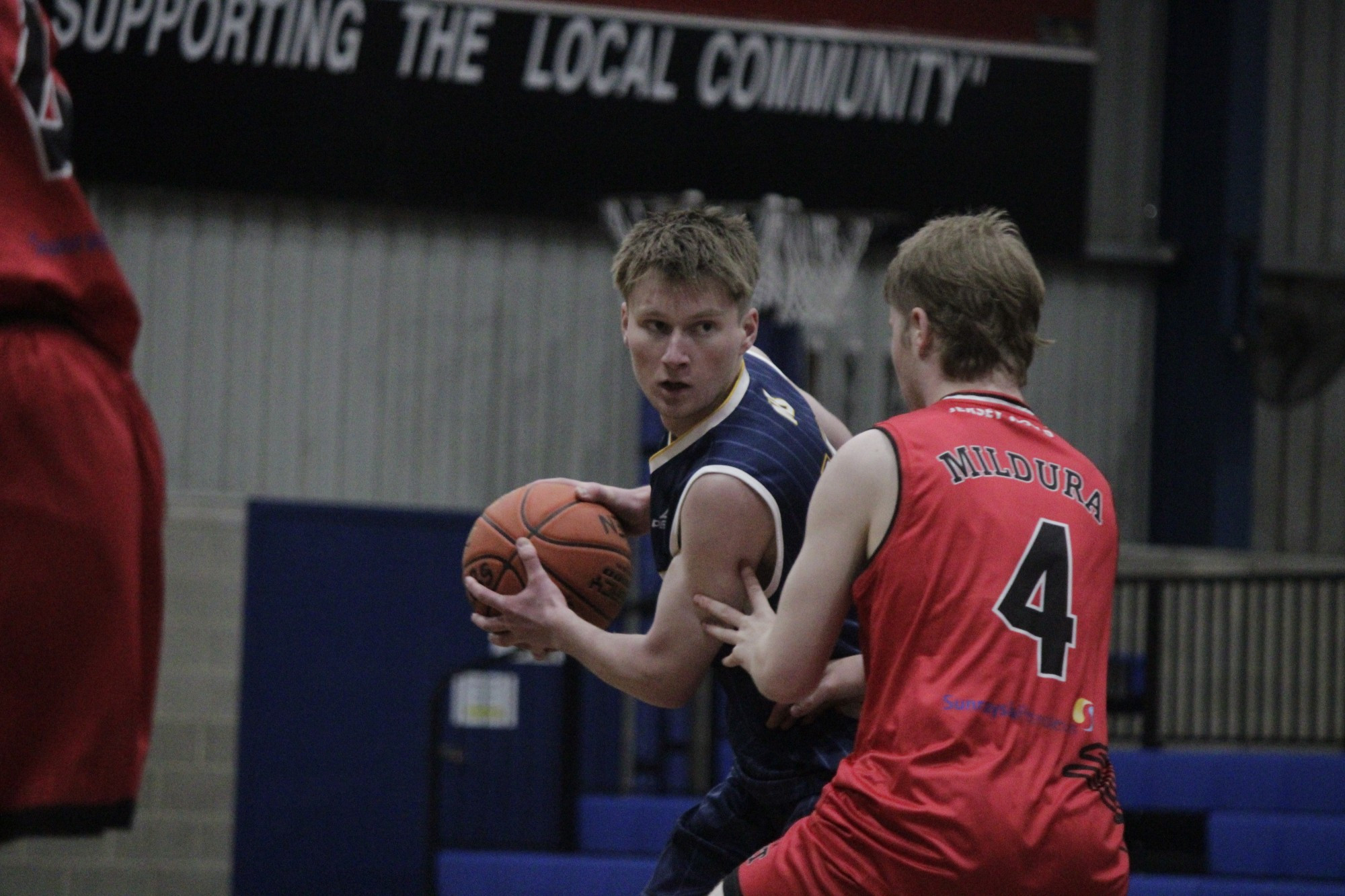 It’s a big week for the Maryborough Blazers men’s and women’s teams, and they’ll certainly be hoping to match the determination in the eyes of the Blazers’ Angus Cumming this week.