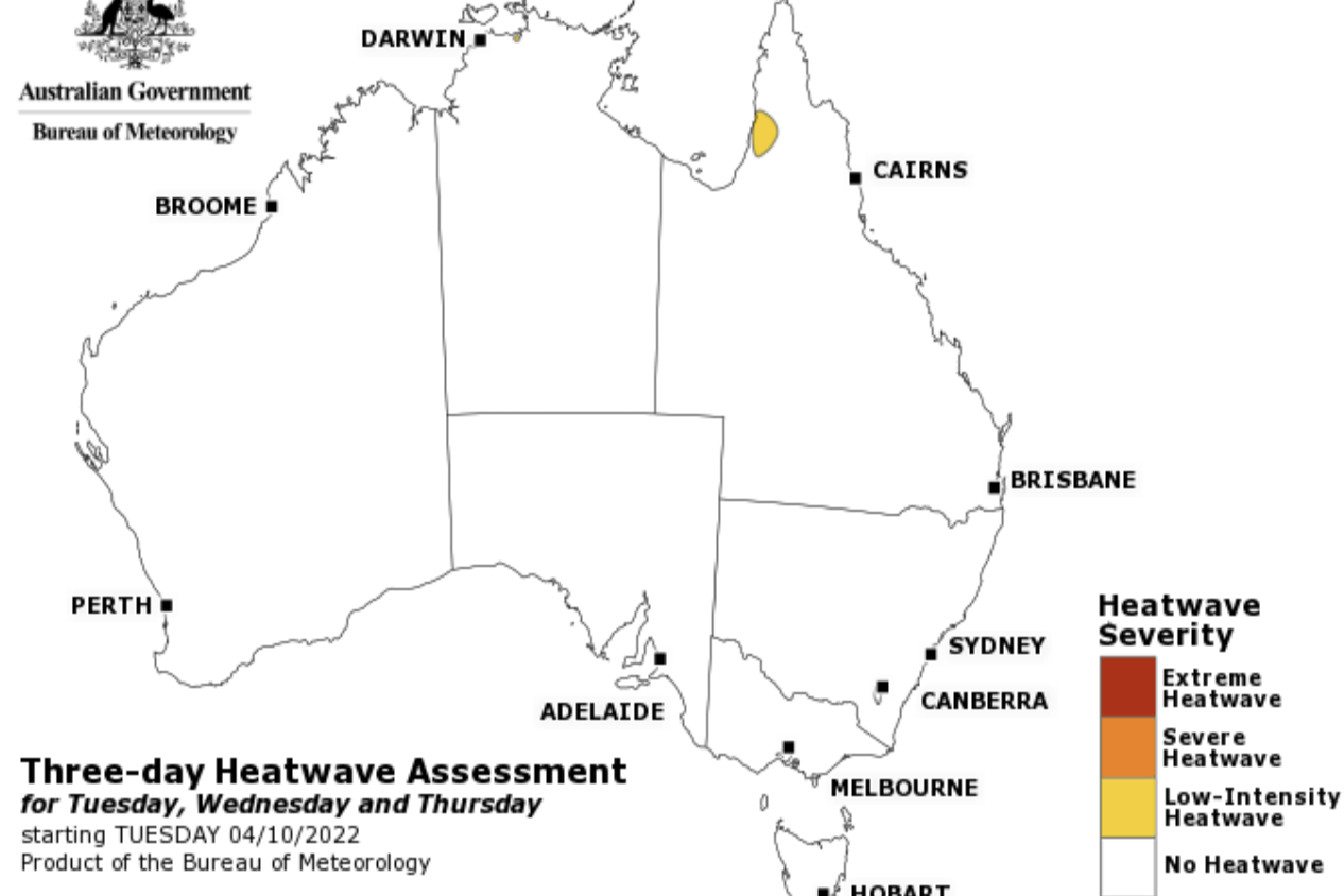 The Bureau of Meteorology has launched a new heatwave warning service.