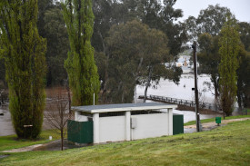 Carisbrook’s Deep Creek broke its bank, causing some minor inundation.	