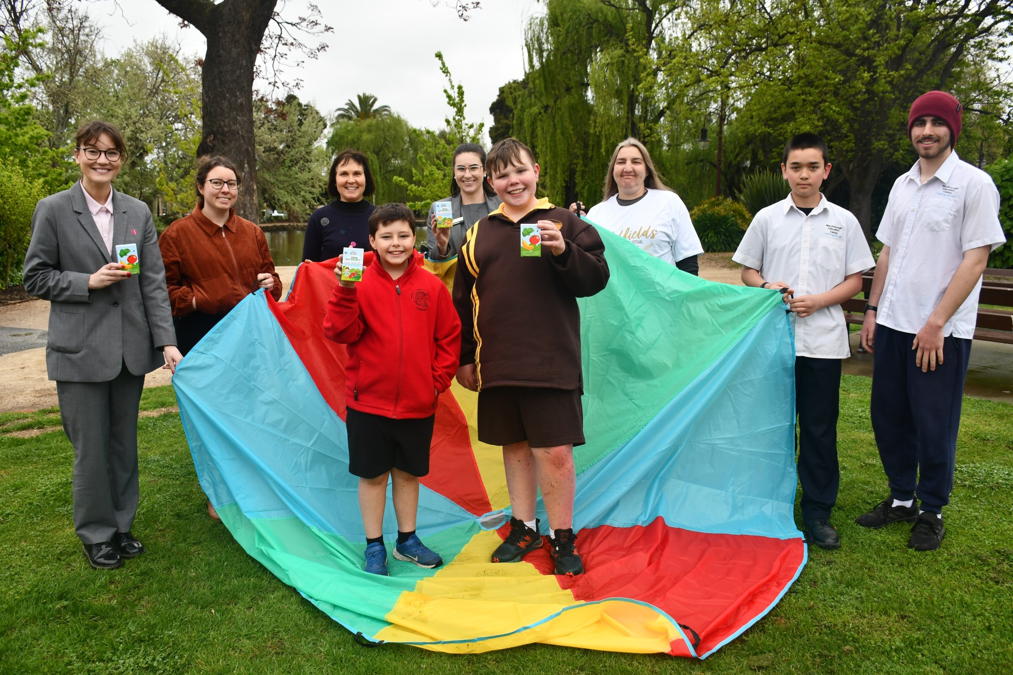 Goldfields Community Festival organisers, sponsors and local youth had gathered ahead of the inaugural festival, which has since been postponed.