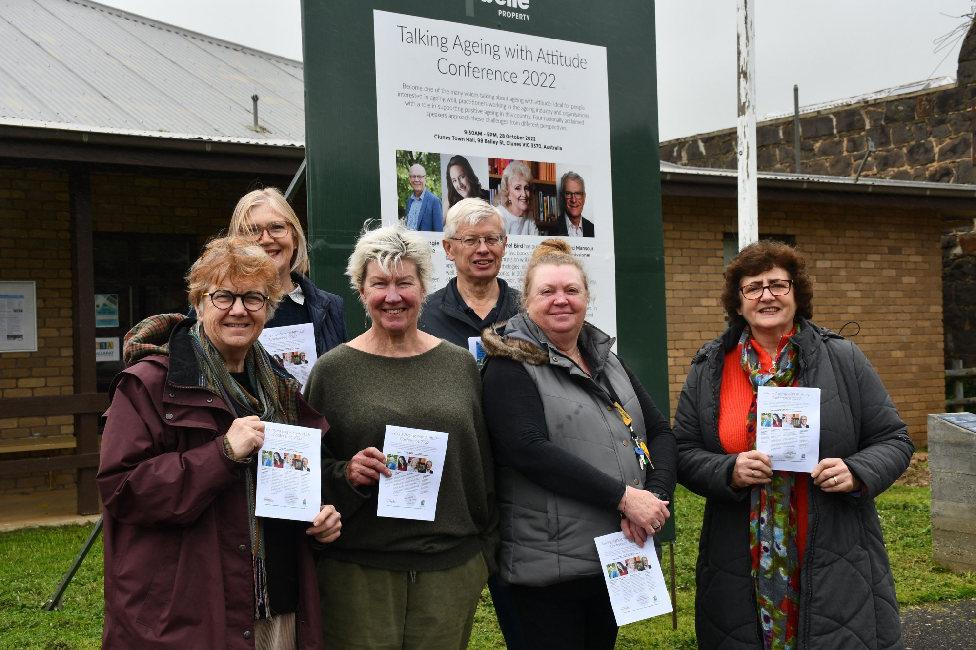 Attitude: Ageing Well’s Tess Brady, Gill Jedwab, Lois Nicholls, Dayle Betts, Sue Gubby and Carmel Betts are eager to hear speakers at the upcoming Talking Ageing with Attitude conference.