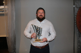 Natte Bealiba’s Danny Brewster was runner-up in the Berry Powell trophy. 