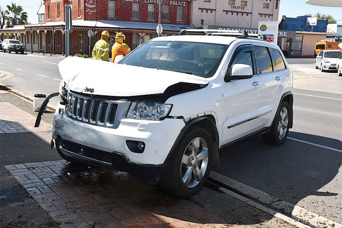 A vehicle struck the wall of Maryborough IGA after the driver suffered a medical episode on the weekend.