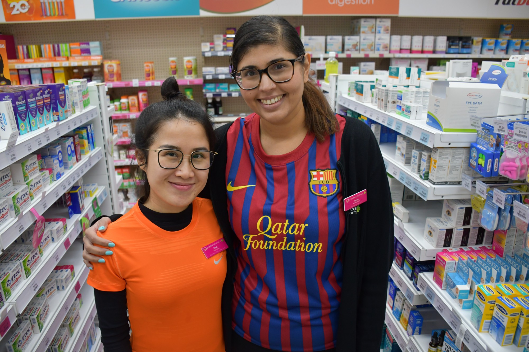 Priceline Pharmacy’s Elisa Luu and Taren Gill believe the Welcome to Central Goldfields project, which is relocating migrants to Maryborough to support local businesses will bring many benefits to the community.