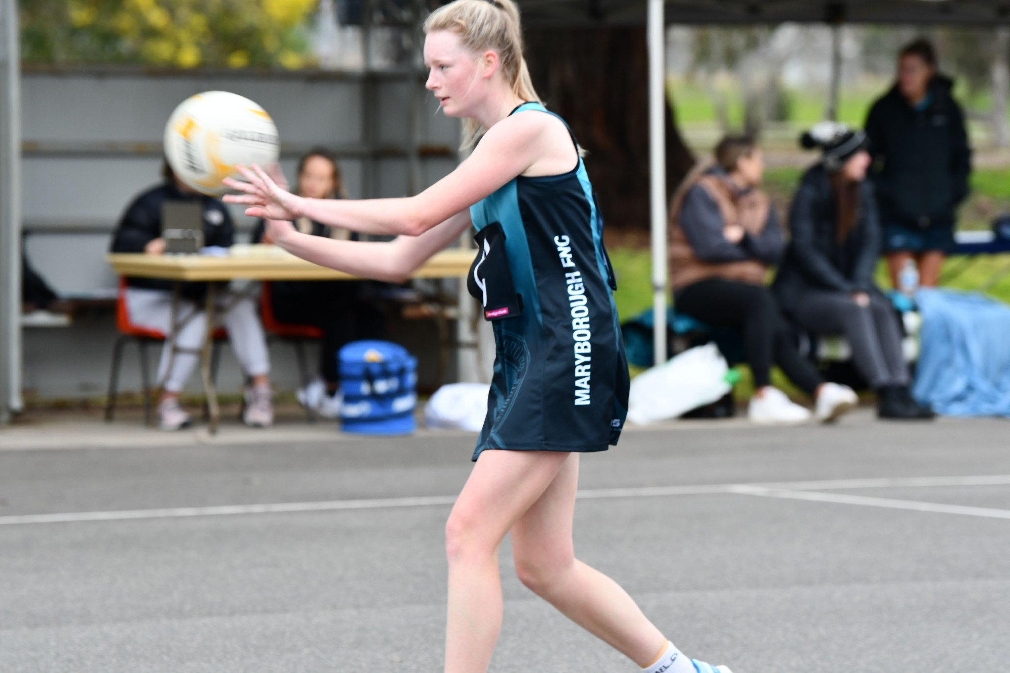 Millie Cassidy gained some valuable A grade playing time for Maryborough on Saturday. Photo: 080823 18