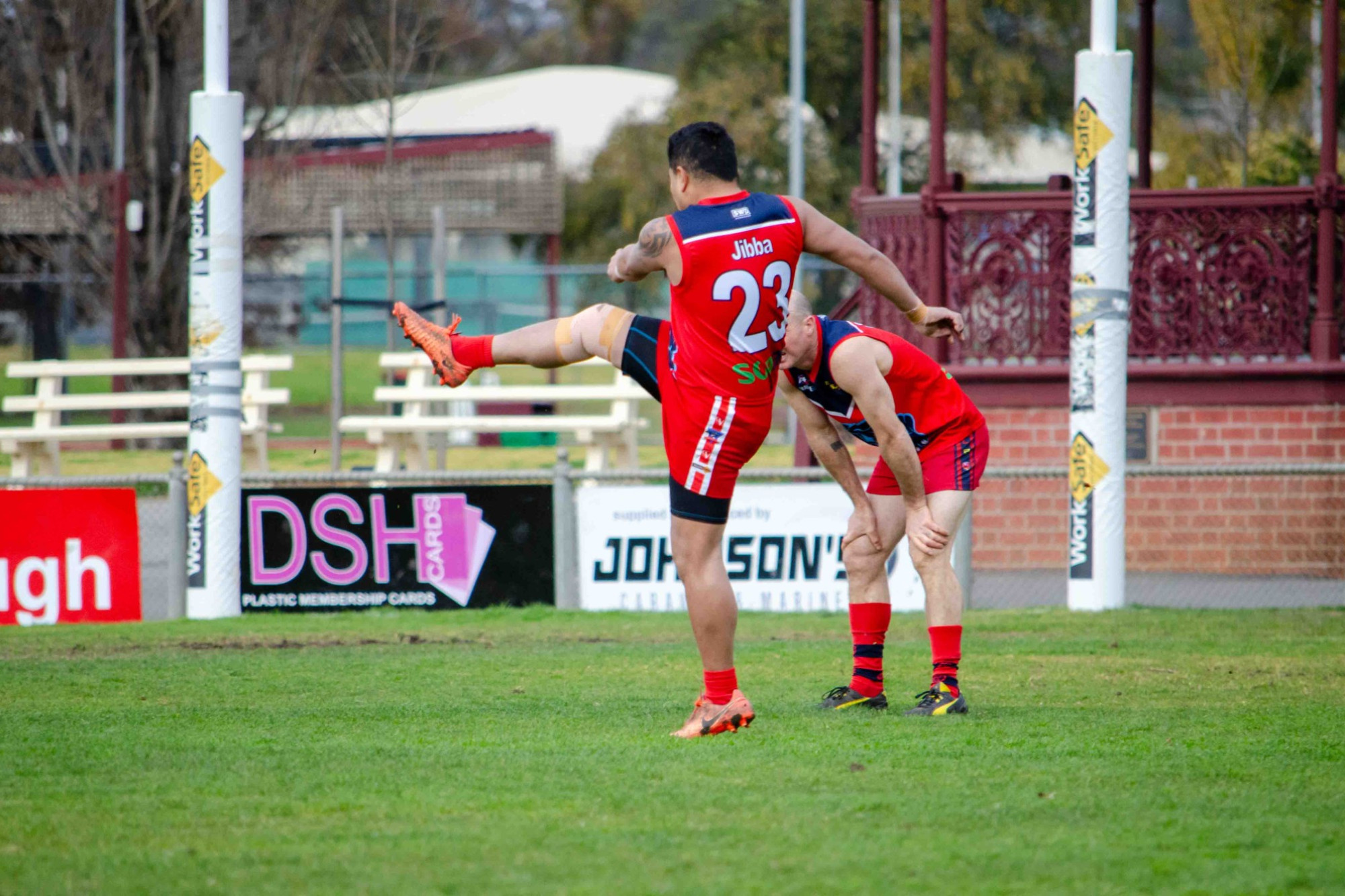 After battling with the Murray Crays in the previous round, the Pumas couldn’t keep the momentum going against the Emus. Photo: 180823 16