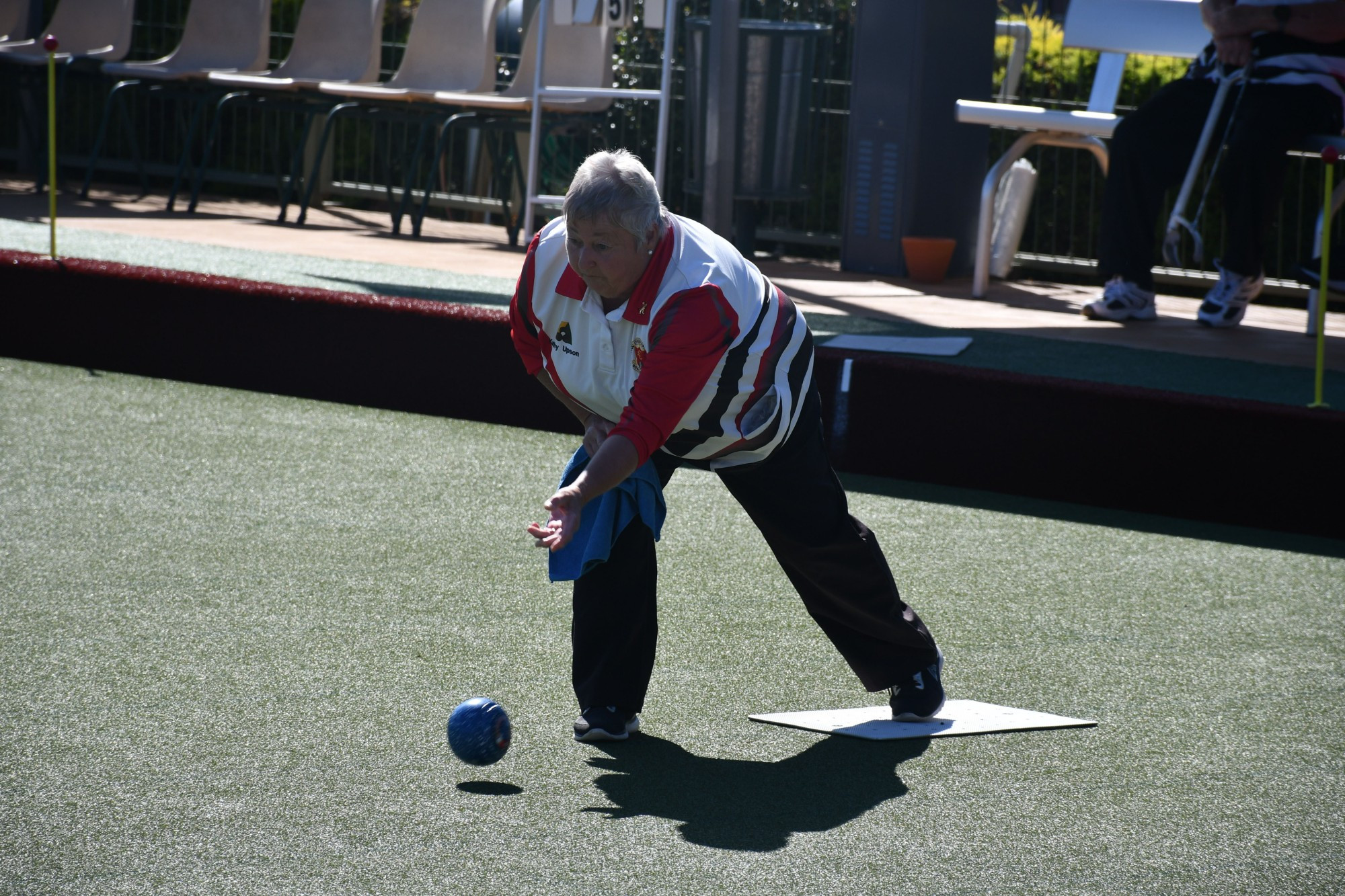 Kathy Upson gets her shot away for Carisbrook in their loss to Highland Tartan. Photo: 030223 09