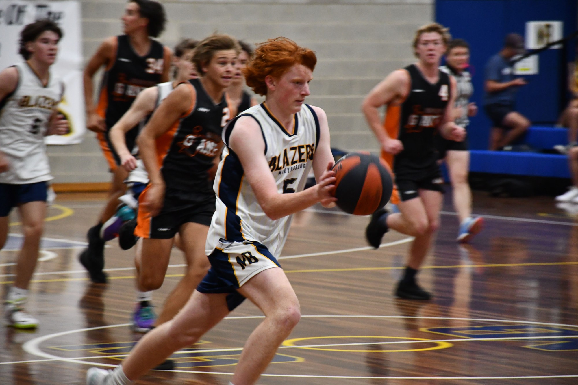 Maryborough hosted its prestigious junior basketball tournament over the weekend, with the under 18 boys and Bailey Walhouse among many Maryborough teams who performed strongly across the weekend. Photo: 210223 10