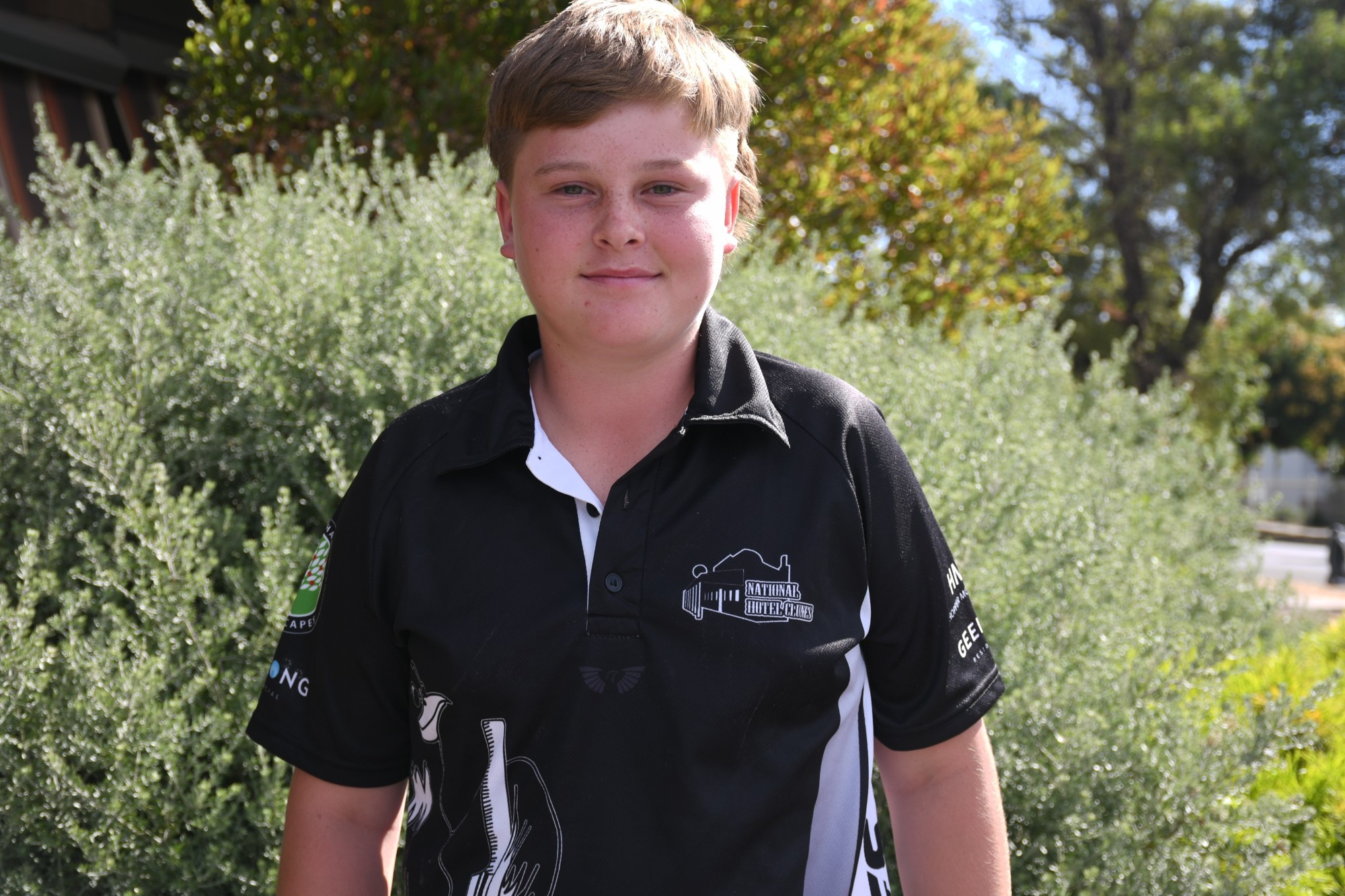 Brett Coon took a hat-trick to help guide Clunes’ A reserve team to a momentous victory over Colts Phelans on Saturday. Photo: 240223 16
