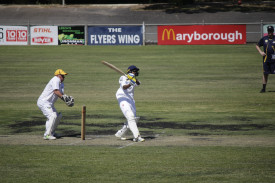 New recruit Damith Perera looked comfortable for Laane before he was caught for 21. 