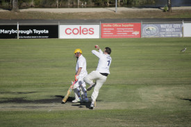 Laane’s Benjamin Gunn made the key breakthrough last weekend, leaving Maryborough to defend nine more wickets. 