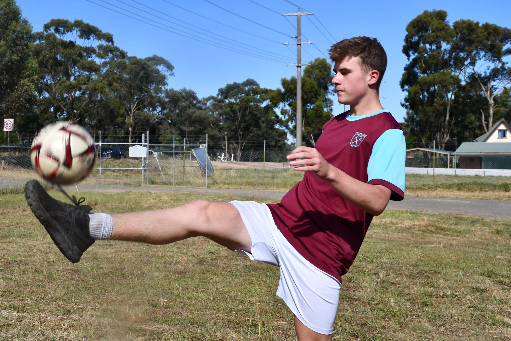 It’s an exciting time for Charlie Creasey, who will participate in games while in the UK for the West Ham United Foundation UK Development Tour.