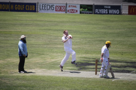 Daniel Romeo got things going for Laane with two early wickets on day two. 