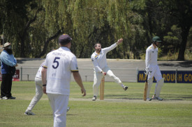 Benjamin Gunn starred for Laane with a five-wicket haul.	