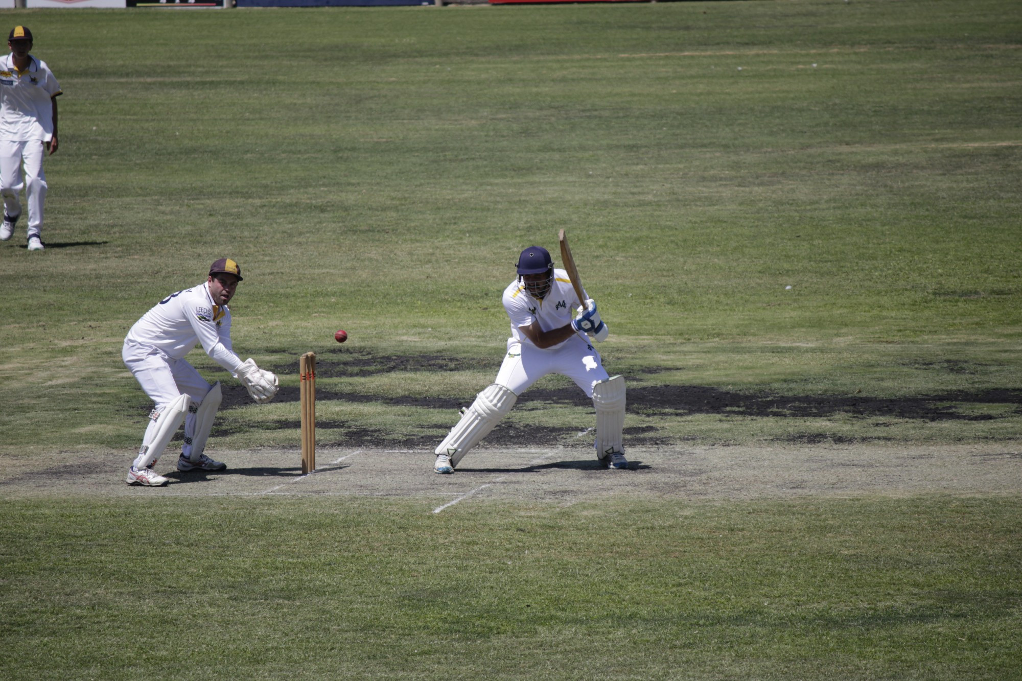 Lachlan Morganti fought hard for Maryborough with a half-century in their loss to Laane.