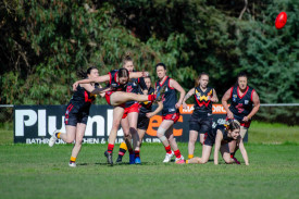 Olivia Butler sends one out of the pack for Carisbrook. Photo: 180723 17