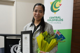 Michelle Marzan made the move to Australia from the Philippines. Photo: 010823 04