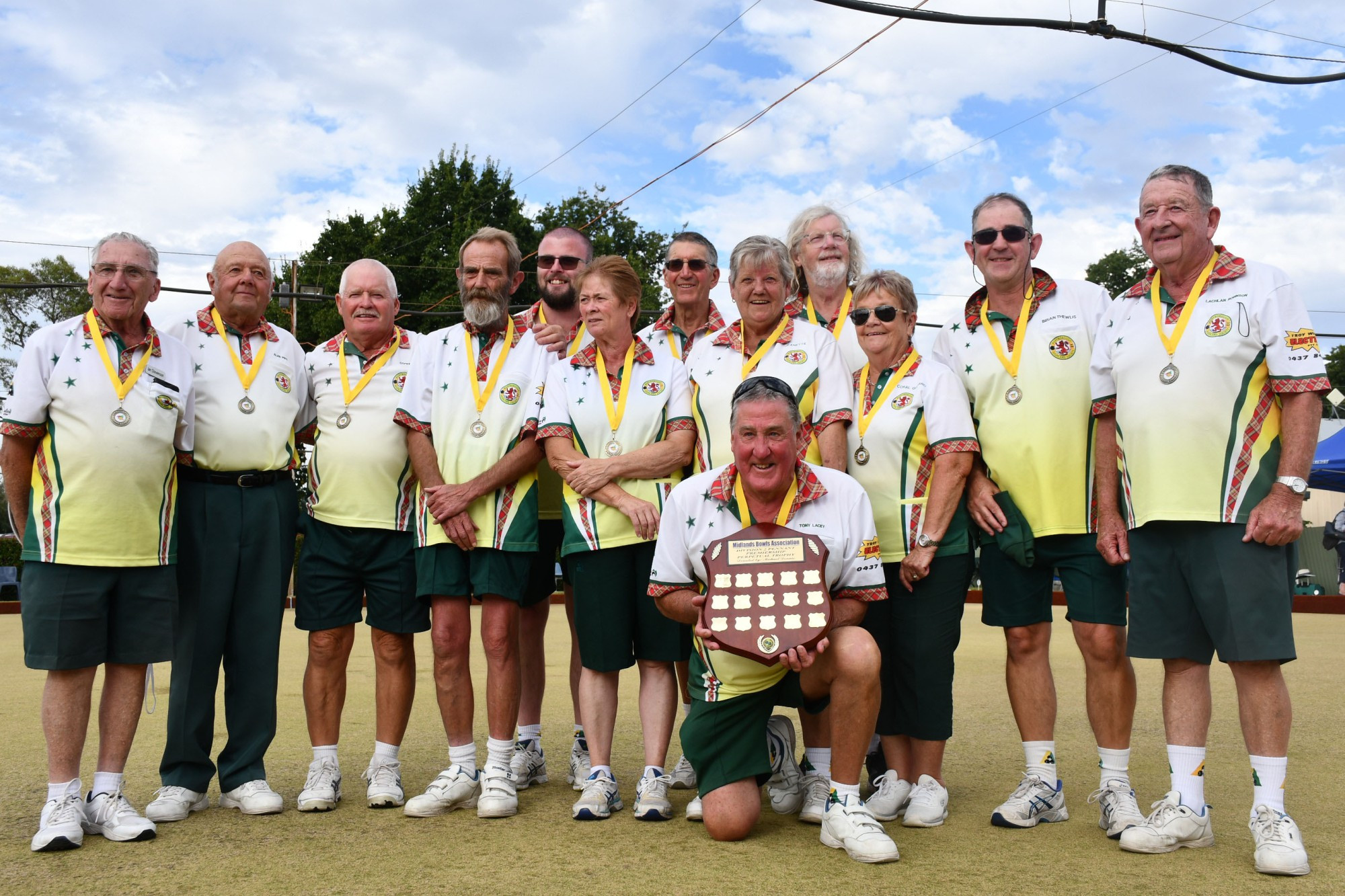 Highland White made it double delight on Saturday as they took the division two title. Photo: 070323 10