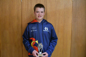 Beaufort’s Ben Grant was the under 15 Country Week player of the week. Photo: 240323 12