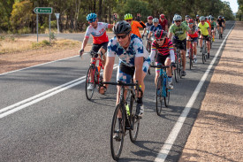 The roads around the Pyrenees were described by event organisers as some of the best for cycling. Photo: 240323 21