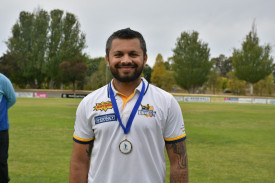 Samit Gohil was best on ground after a dominant performance for Laane. Photo: 280323 18