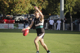 Jake Lohmann was Maryborough’s best performer throughout the afternoon. Photo: 020523 16