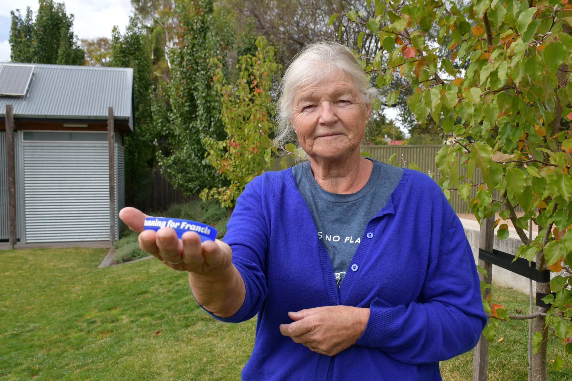 Lis Thevenet will complete a half marathon later this month in a bid to raise money for Beyond Blue in a cause she says is close to home.