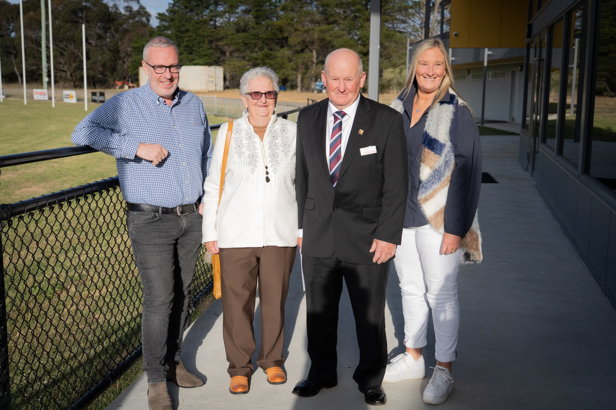 Pyrenees Shire Council’s newly elected mayor Robert Vance (second from right) celebrated the appointment with his wife Jan and children Tracey and Darren.