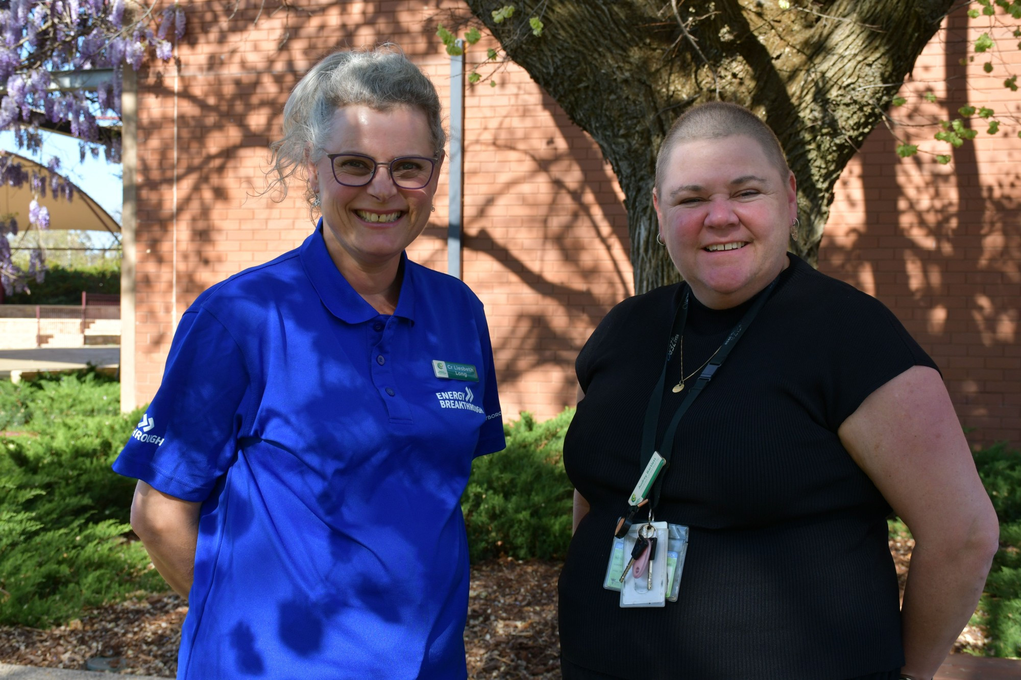 With Energy Breakthrough only two months away, Central Goldfields Shire Council’s Cr Liesbeth Long and Audrey Bartlett are urging residents to start getting involved in the event. Photo: 031023 01