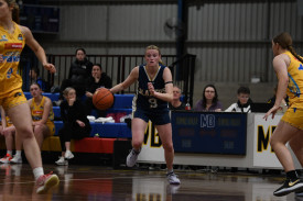 New Lady Blazers coach Faith McKenzie starred, scoring 27 points. Photo: 101023 19
