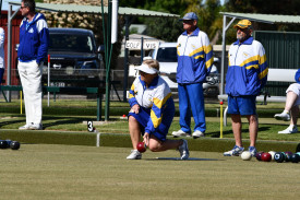 Gertie Taylor gets her shot away for Maryborough Golf. Photo: 131023 16