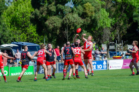 Competition was fierce in reserves. Photo: 190923 42
