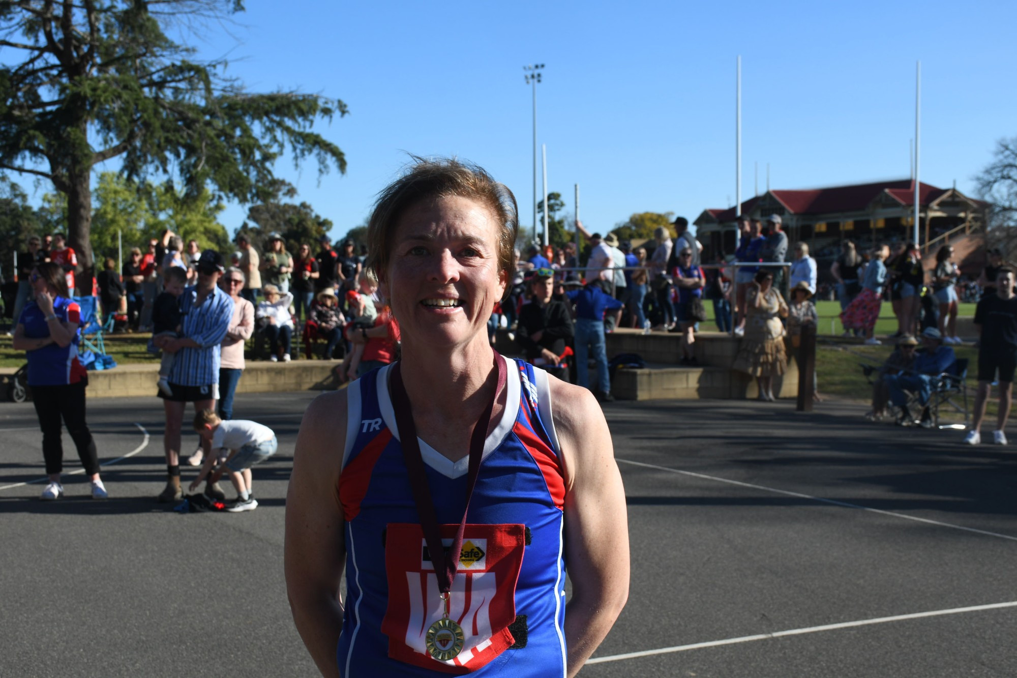 Stacey Blair was awarded best on court for the Bulldogs. Photo: 190923 21