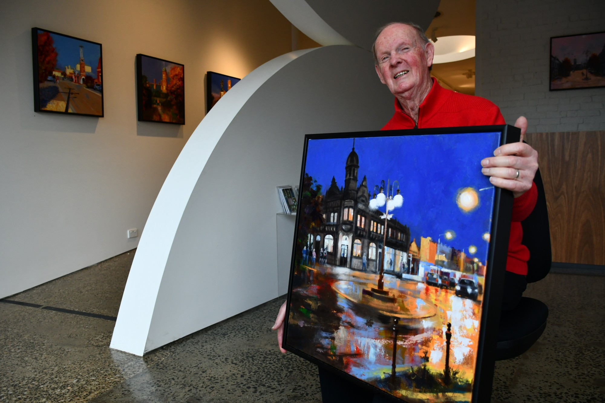 Moving to Maryborough 14 years ago, artist Christopher Orr believes perspective is an important part of storytelling and connection to the town, particularly for locals.