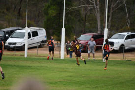 …but Jayson Atkins had other ideas, hitting back immediately for Talbot with a goal, before two late behinds gave the Hawks the win. 