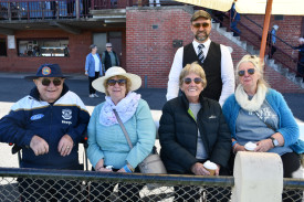 Kevin and Marlene Taylor from Wonthaggi, Mevril Cartwright from Gippsland and Kelvin and Keryn Mounsen from Melbourne and Gippsland respectively travelled to Maryborough for the event.	
